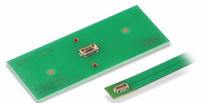 Low-profile hybrid FPC-to-board connector supports 5A in miniature footprint